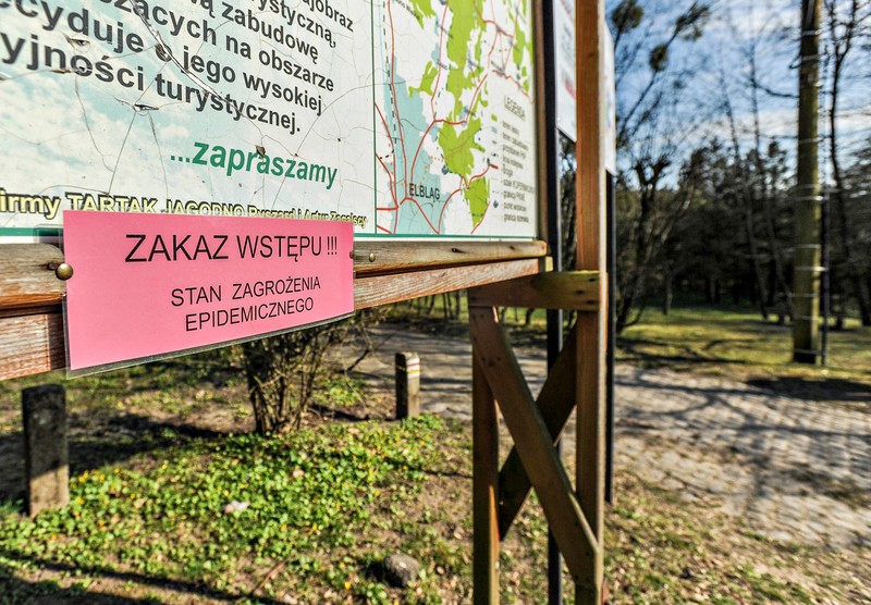 Elbląg, Do Bażantarni zakaz wstępu obowiązuje do odwołania,