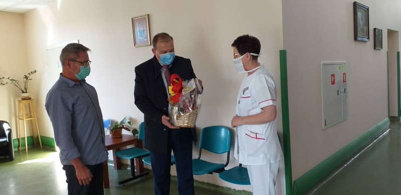 Elbląg, Życzenia świąteczne dla elbląskich medyków Elbląg, Życzenia świąteczne dla elbląskich medyków