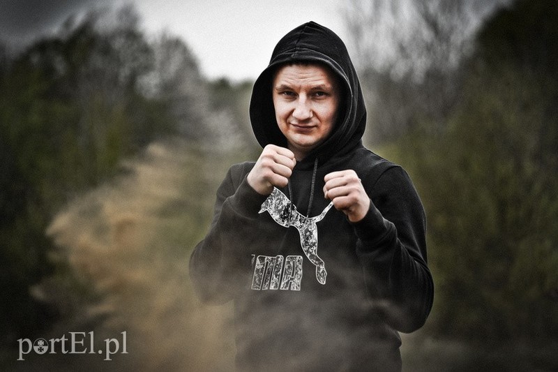 Elbląg, Adrian Durma trenuje na Modrzewinie Elbląg, Adrian Durma trenuje na Modrzewinie