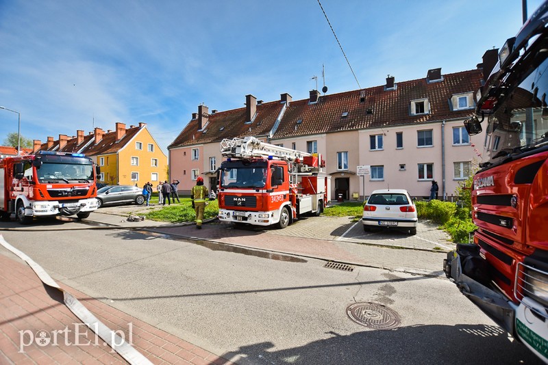 Elbląg, Pożar w mieszkaniu przy ul. Ostródzkiej