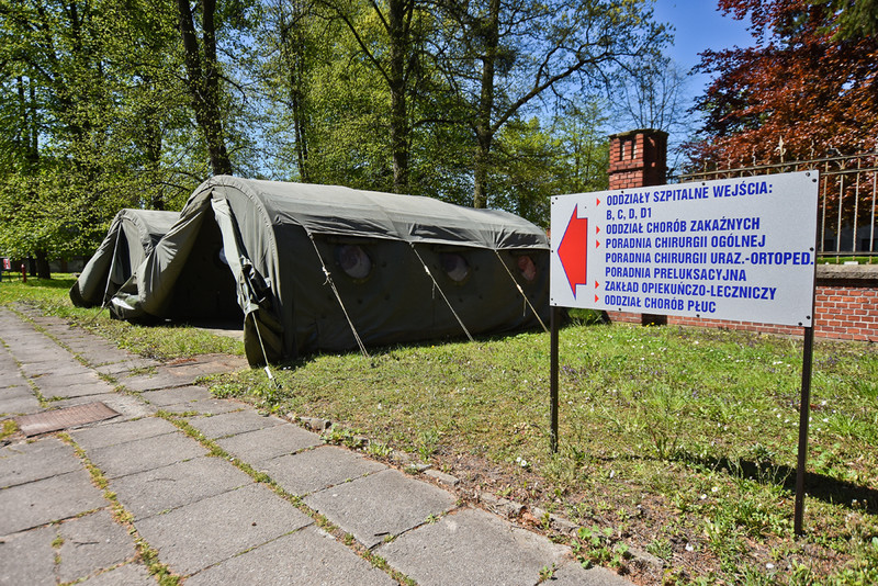 Elbląg, Powstał punkt pobrań wymazów dla osób na kwarantannie Elbląg, Powstał punkt pobrań wymazów dla osób na kwarantannie