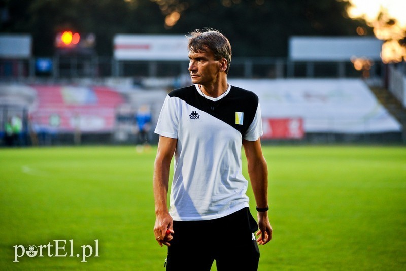 Elbląg, Adam Nocoń żałuje, że jego podopieczni nie dowieźli remisu do końca meczu Elbląg, Adam Nocoń żałuje, że jego podopieczni nie dowieźli remisu do końca meczu