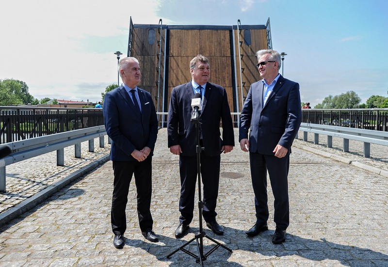 Elbląg, Władze Elbląga otworzyły Most Niski Elbląg, Władze Elbląga otworzyły Most Niski