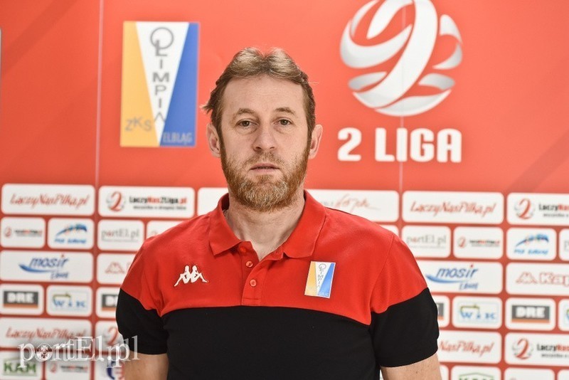 Elbląg, Dariusz Kaczmarczyk, trener Olimpii Elbląg Elbląg, Dariusz Kaczmarczyk, trener Olimpii Elbląg