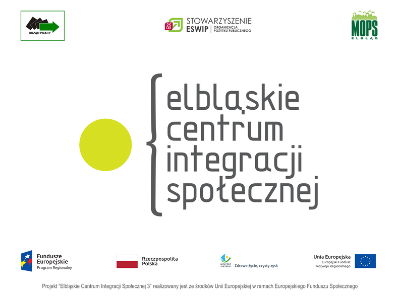 Ruszyła rekrutacja do Elbląskiego Centrum Integracji Społecznej Ruszyła rekrutacja do Elbląskiego Centrum Integracji Społecznej