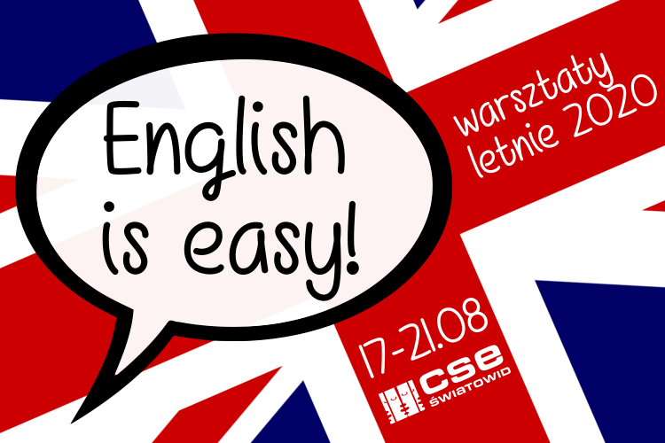 Elbląg, Wakacyjne warsztaty językowe „English is easy” Elbląg, Wakacyjne warsztaty językowe „English is easy”