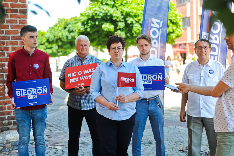 Elbląg, Posłanka Falej: Nie dajcie się złapać w pułapkę sondaży