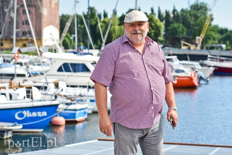 Elbląg, Bogdan Justyński, elbląski żeglarz Elbląg, Bogdan Justyński, elbląski żeglarz