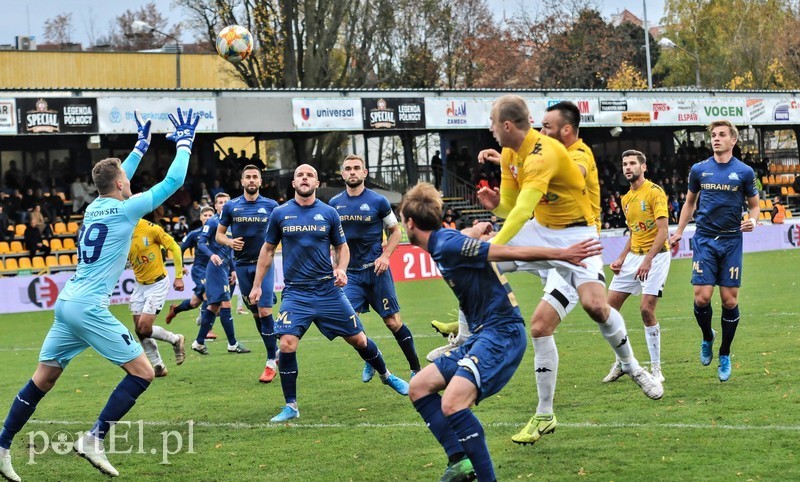 Elbląg, Jesienią Olimpia wygrała 1:0