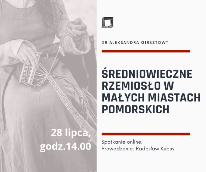 Elbląg, Cechy, gildie, bractwa. Spotkanie online o rzemieślnikach średniowiecza Elbląg, Cechy, gildie, bractwa. Spotkanie online o rzemieślnikach średniowiecza