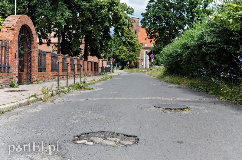 Elbląg, Cząstkowy remont ul. Bożego Ciała Elbląg, Cząstkowy remont ul. Bożego Ciała