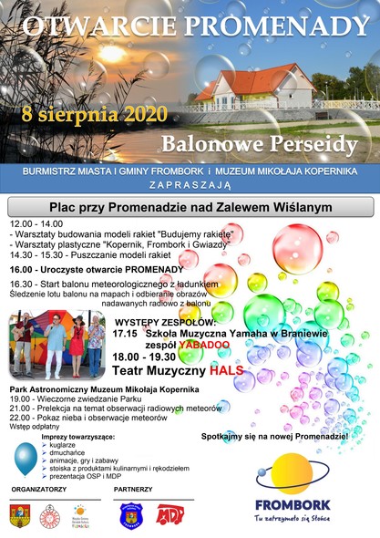 Elbląg, Balony nad Fromborkiem