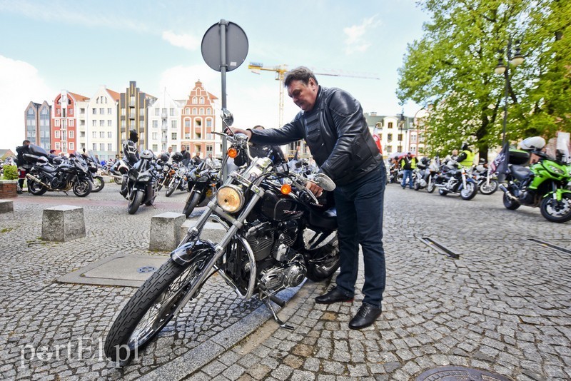 Elbląg, Witold  Wróblewski kupił motor harley davidson w 2018 roku