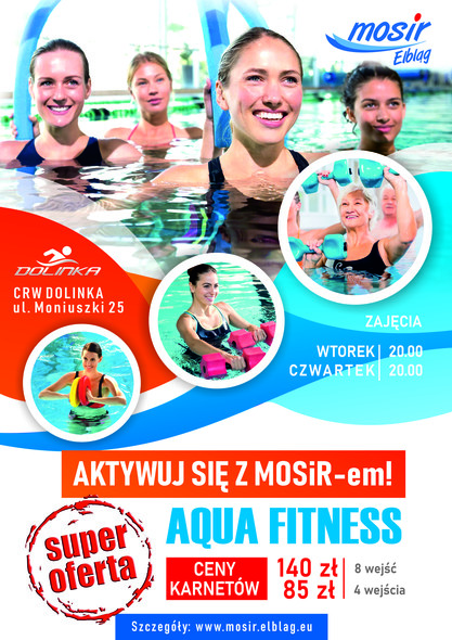 Elbląg, Aqua fitness wraca na Dolinkę Elbląg, Aqua fitness wraca na Dolinkę