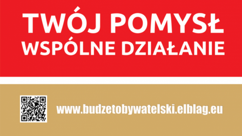 Elbląg, Trzy dni na złożenie wniosku do budżetu obywatelskiego Elbląg, Trzy dni na złożenie wniosku do budżetu obywatelskiego