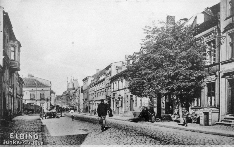 Elbląg, Ulica Giermków przed 1945 r.