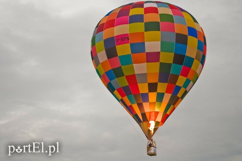 Elbląg, Balony nad powiatem elbląskim