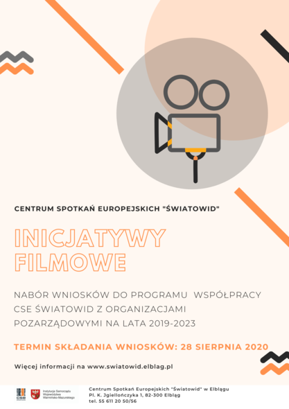Elbląg, CSE Światowid: wnioski o dofinansowanie inicjatyw filmowych Elbląg, CSE Światowid: wnioski o dofinansowanie inicjatyw filmowych