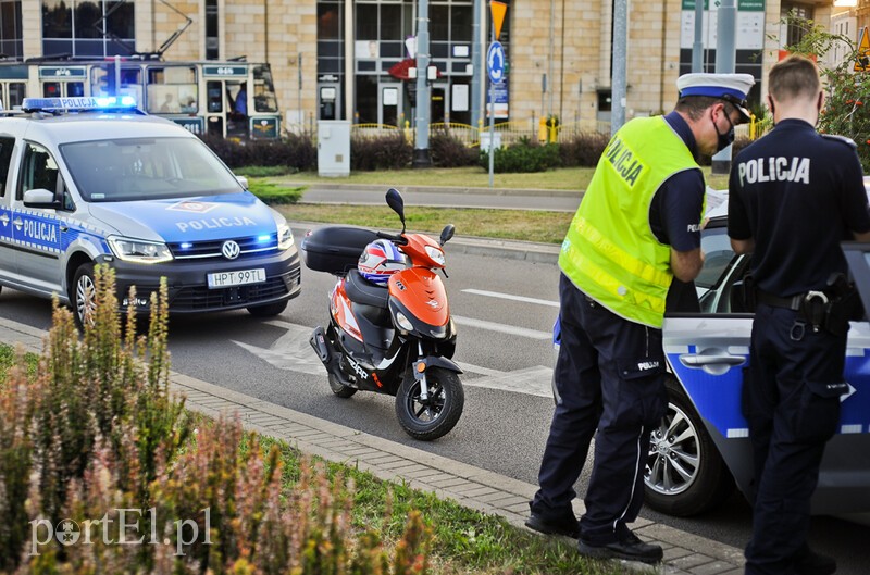 Elbląg, Jechał skuterem, mając ponad 3 promile