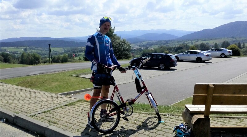 Elbląg, Robert Woźniak podczas maratonu BB Tour 2020, Elbląg, Robert Woźniak podczas maratonu BB Tour 2020,