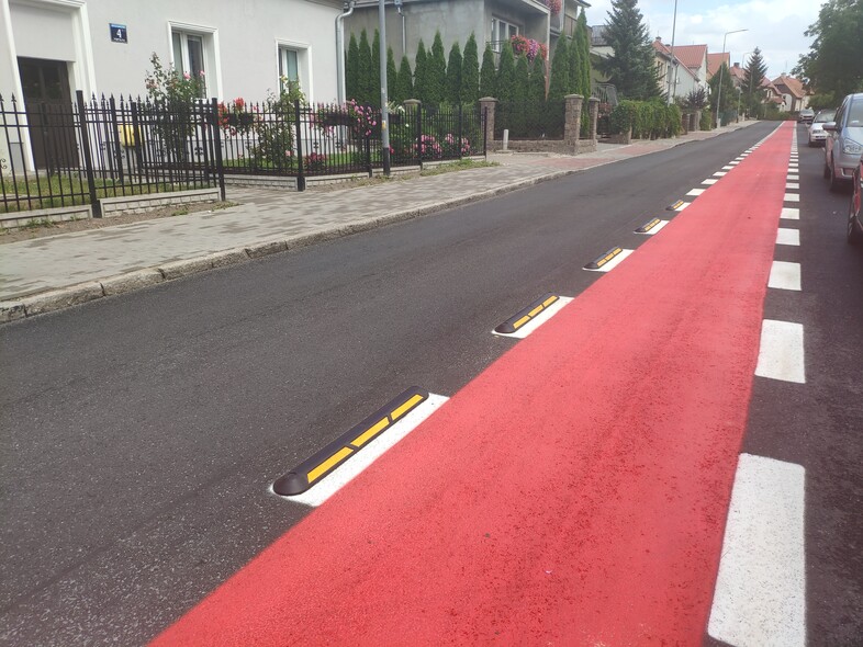 Elbląg, Ulica Wspólna już po remoncie Elbląg, Ulica Wspólna już po remoncie