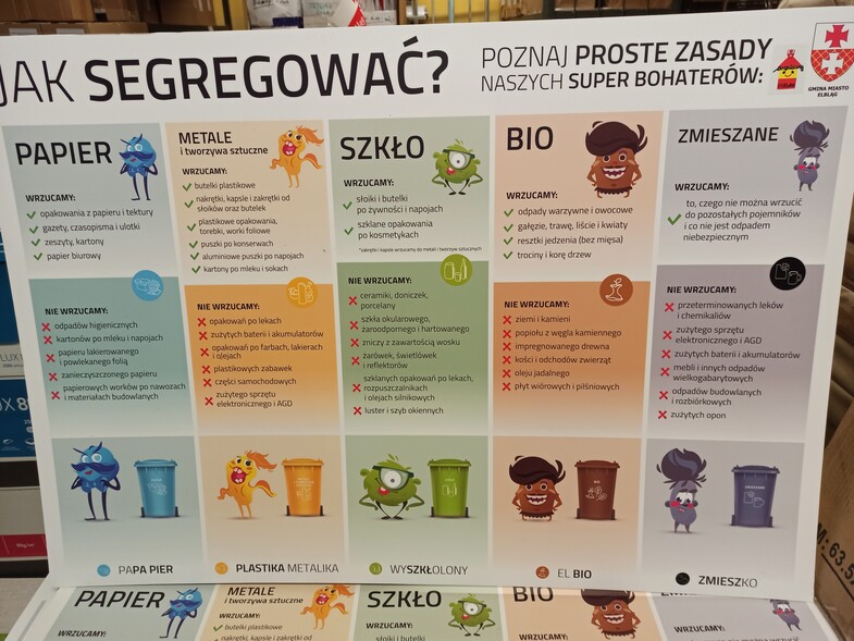 Elbląg, O dobrej segregacji odpadów Elbląg, O dobrej segregacji odpadów