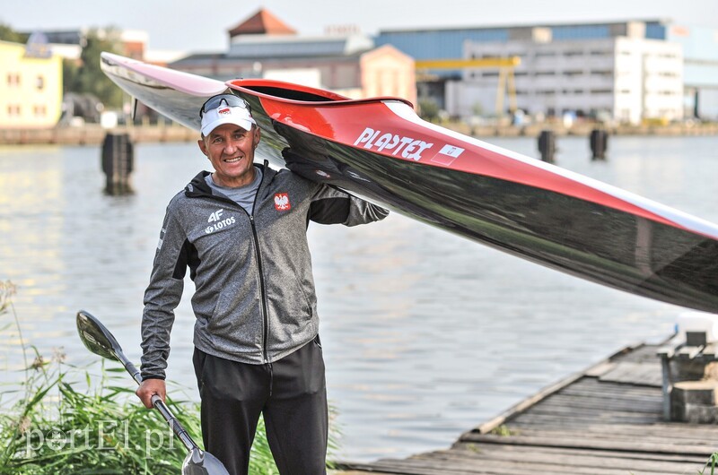 Elbląg, Ryszard Bialkowski, elbląski trener łyżwiarstwa szybkiego i wrotkarstwa oraz kajakarz Elbląg, Ryszard Bialkowski, elbląski trener łyżwiarstwa szybkiego i wrotkarstwa oraz kajakarz