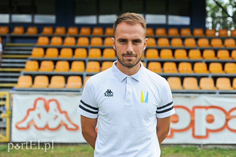 Elbląg, Michał Ressel, pomocnik Olimpii Elbląg Elbląg, Michał Ressel, pomocnik Olimpii Elbląg