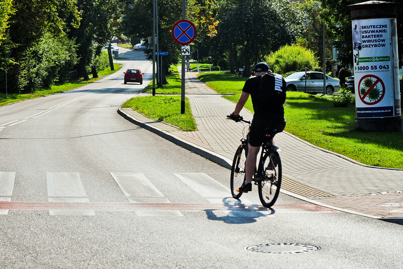 Elbląg, Ulica Kościuszki będzie bardziej bezpieczna dla rowerzystów