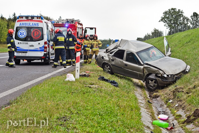 Elbląg, Dachowanie opla na berlince Elbląg, Dachowanie opla na berlince