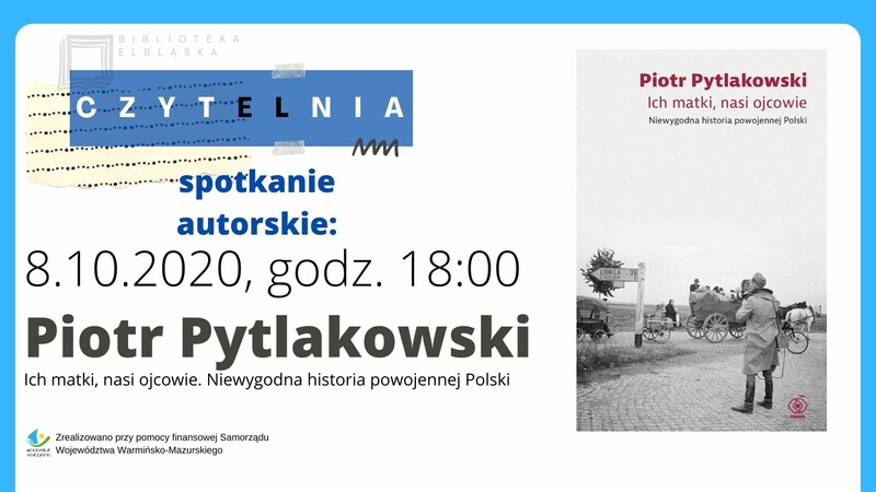 Elbląg, Spotkanie z Piotrem Pytlakowskim w Bibliotece Elbląskiej Elbląg, Spotkanie z Piotrem Pytlakowskim w Bibliotece Elbląskiej