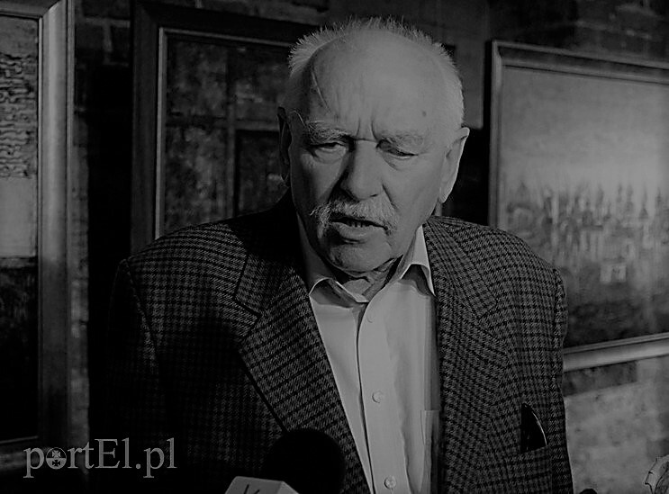 Elbląg, Janusz Hankowski miał 87 lat.. Elbląg, Janusz Hankowski miał 87 lat..