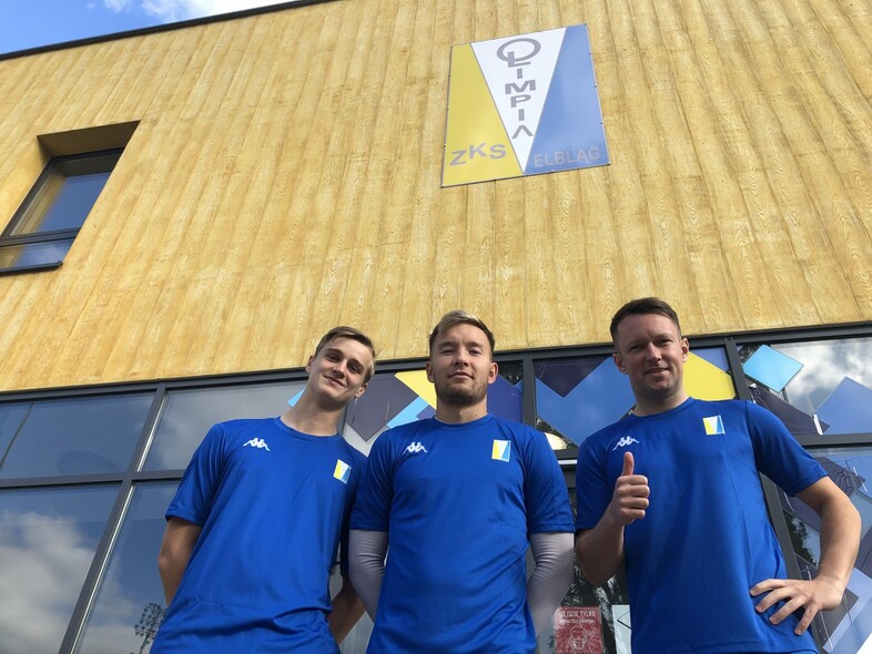 Elbląg, Od lewej: Filip Sobiecki, Kacper Falon, Sebastian Kamiński, Elbląg, Od lewej: Filip Sobiecki, Kacper Falon, Sebastian Kamiński,
