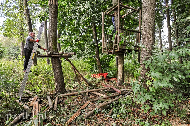 Elbląg, Wyciąg zniknął, czas na park linowy