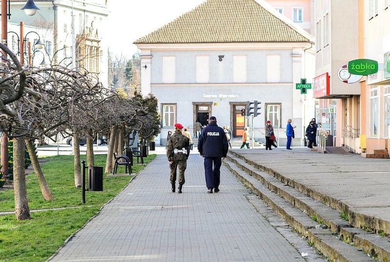 Elbląg, Wspólne patrole policji i żandarmerii w kwietniu tego roku