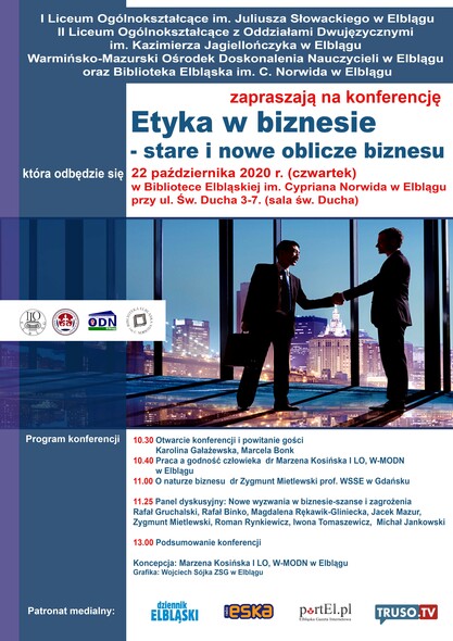 Elbląg, Nowe wyzwania w biznesie. Dyskusja nie tylko dla młodzieży Elbląg, Nowe wyzwania w biznesie. Dyskusja nie tylko dla młodzieży