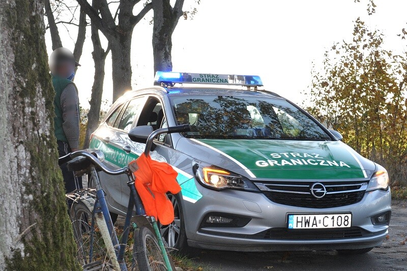 Elbląg, Kolejny pijany rowerzysta zatrzymany przez Straż Graniczną