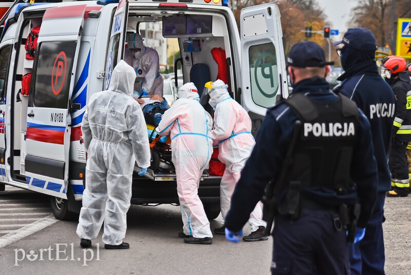 Elbląg, Kolizja fiata z audi na al. Grunwaldzkiej
