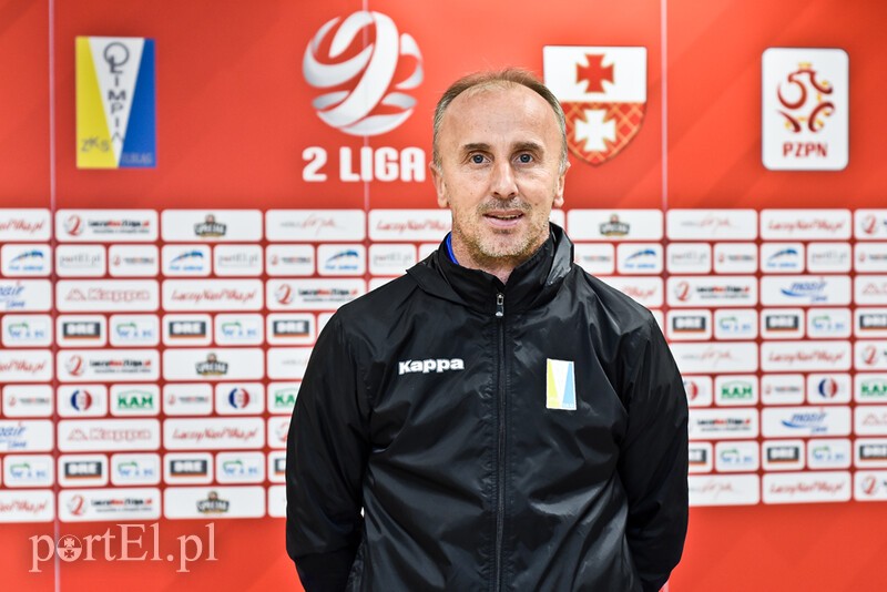 Elbląg, Jacek Trzeciak, trener Olimpii Elbląg Elbląg, Jacek Trzeciak, trener Olimpii Elbląg