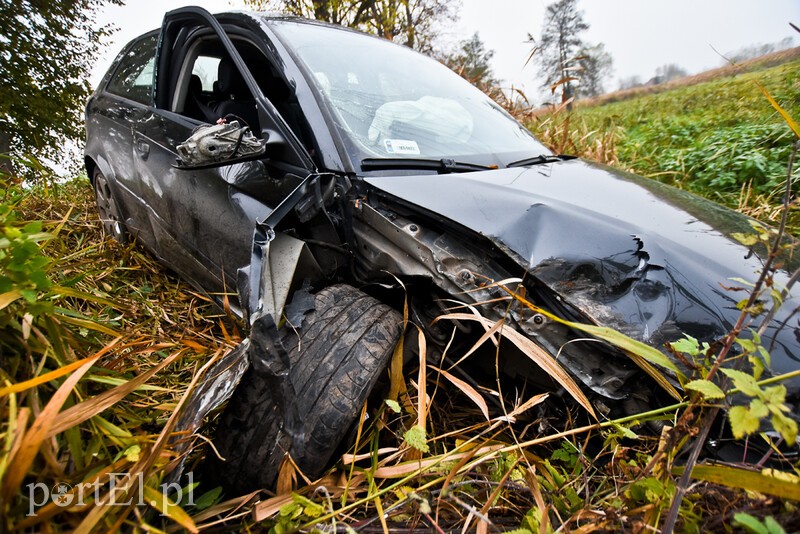 Elbląg, Kobieta kierująca audi uderzyła w drzewo