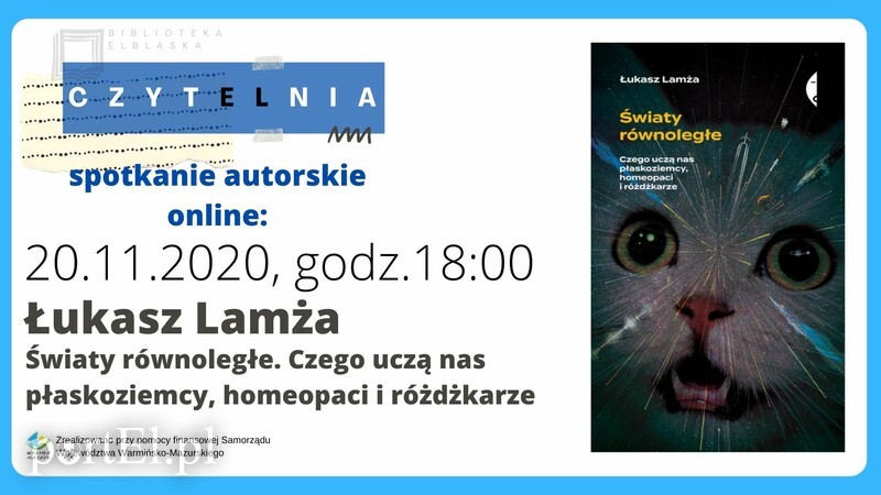 Elbląg, Spotkanie online z Łukaszem Lamżą Elbląg, Spotkanie online z Łukaszem Lamżą