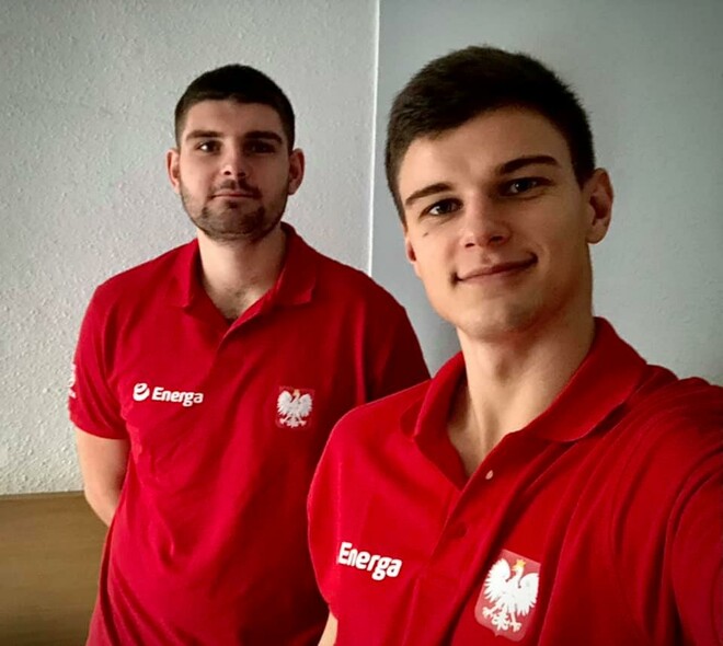 Elbląg, Kacper Jastrzębski (z lewej) i Kacper Szuszkiewicz Elbląg, Kacper Jastrzębski (z lewej) i Kacper Szuszkiewicz