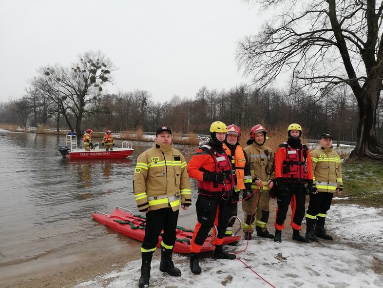 Elbląg, Strażacy się szkolą Elbląg, Strażacy się szkolą