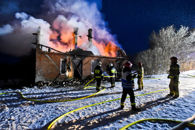 Elbląg, Jedna osoba zginęła w pożarze  (aktualizacja)