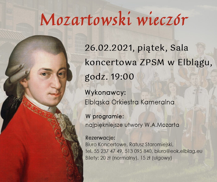 Elbląg, Mozartowski wieczór z EOK