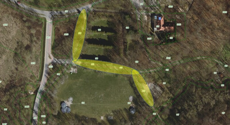 Elbląg, Mapa sporządzona przez Urząd Miejski. Zaznaczone na zielono miejsca mają być zmodernizowane. W pierwszej kolejności droga przy polanie oraz ścieżka od ul. Marymonckiej Elbląg, Mapa sporządzona przez Urząd Miejski. Zaznaczone na zielono miejsca mają być zmodernizowane. W pierwszej kolejności droga przy polanie oraz ścieżka od ul. Marymonckiej