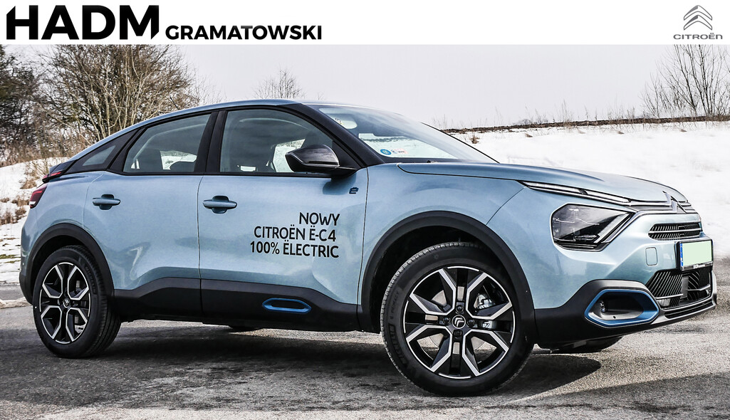 Nowy Citroën ë-C4 - 100% ëlectric w salonie Citroëna HADM Gramatowski w Elblągu.