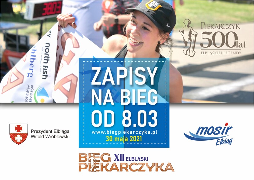 Elbląg, Zapisz się na Bieg Piekarczyka