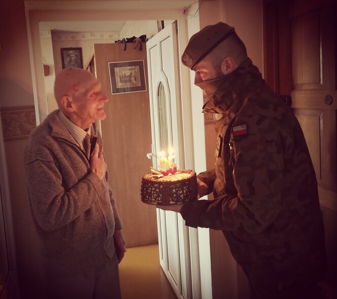 Elbląg, 95. urodziny Witolda Grodziewicza Elbląg, 95. urodziny Witolda Grodziewicza