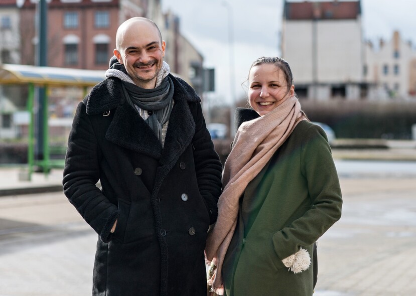 Elbląg, Anna Łebek-Obrycka i Bartosz Krzywda.